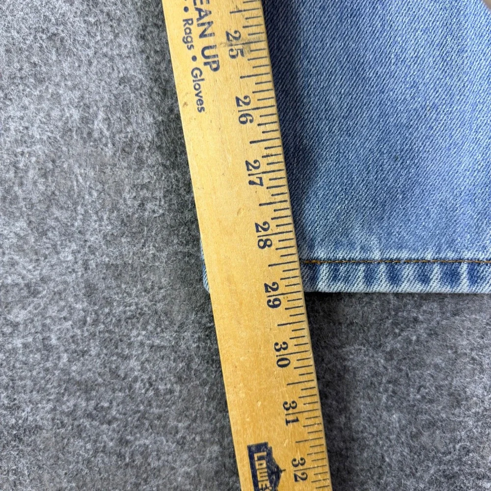 Levis distressing shown